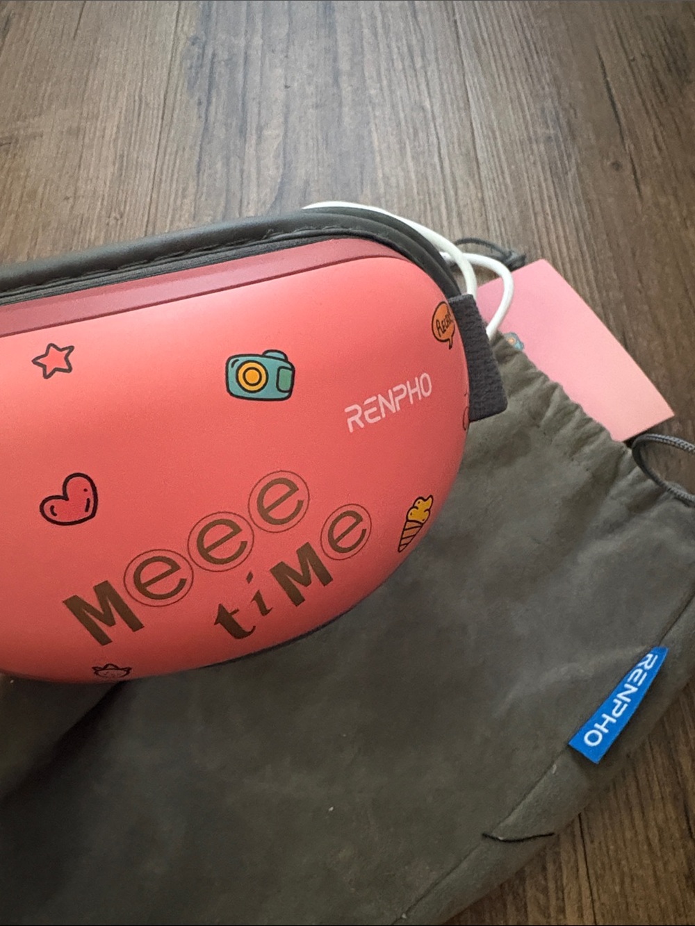 RENPHO Kids Pink 'Meee Time' Eye Mask